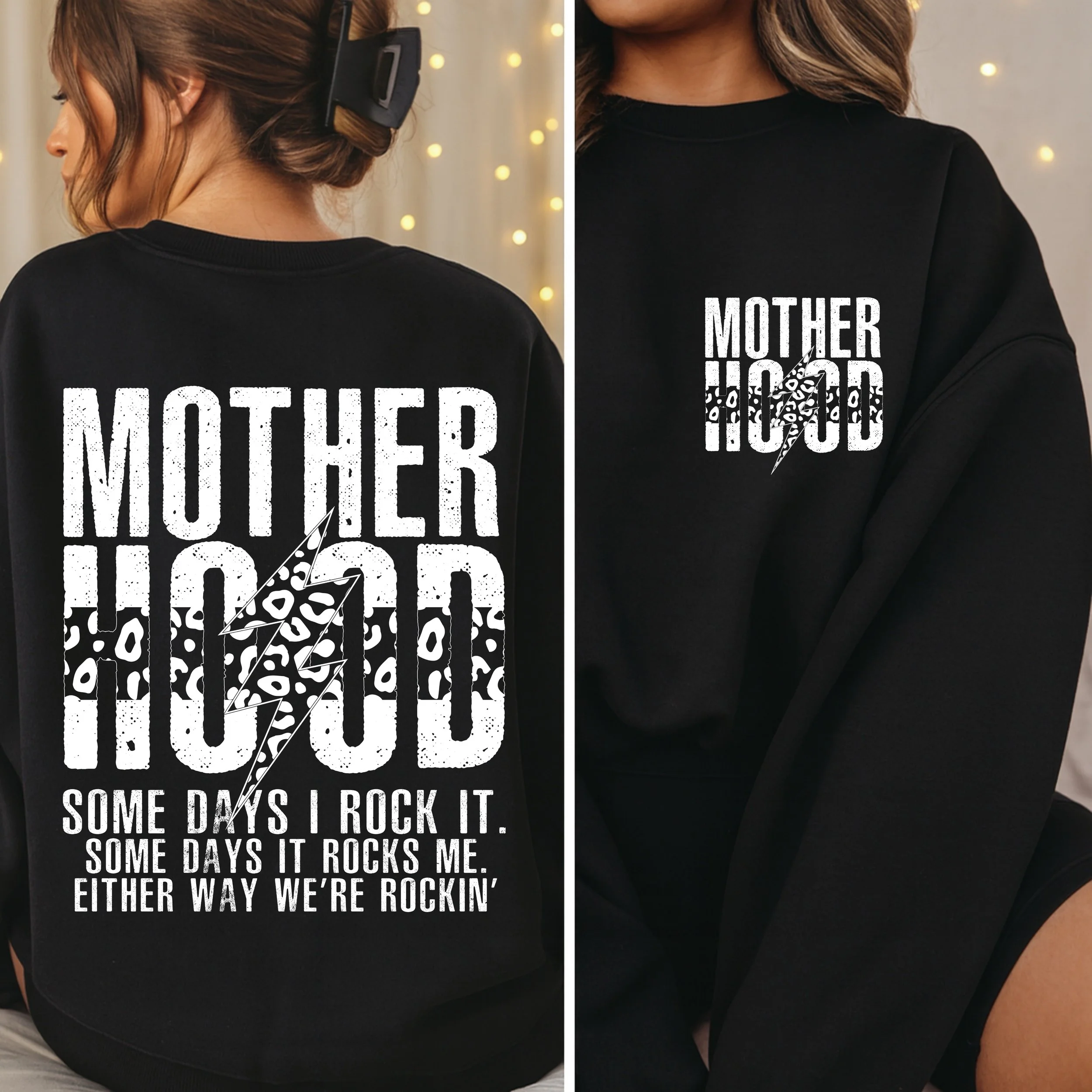 Rockin it Motherhood Crewneck Sweater