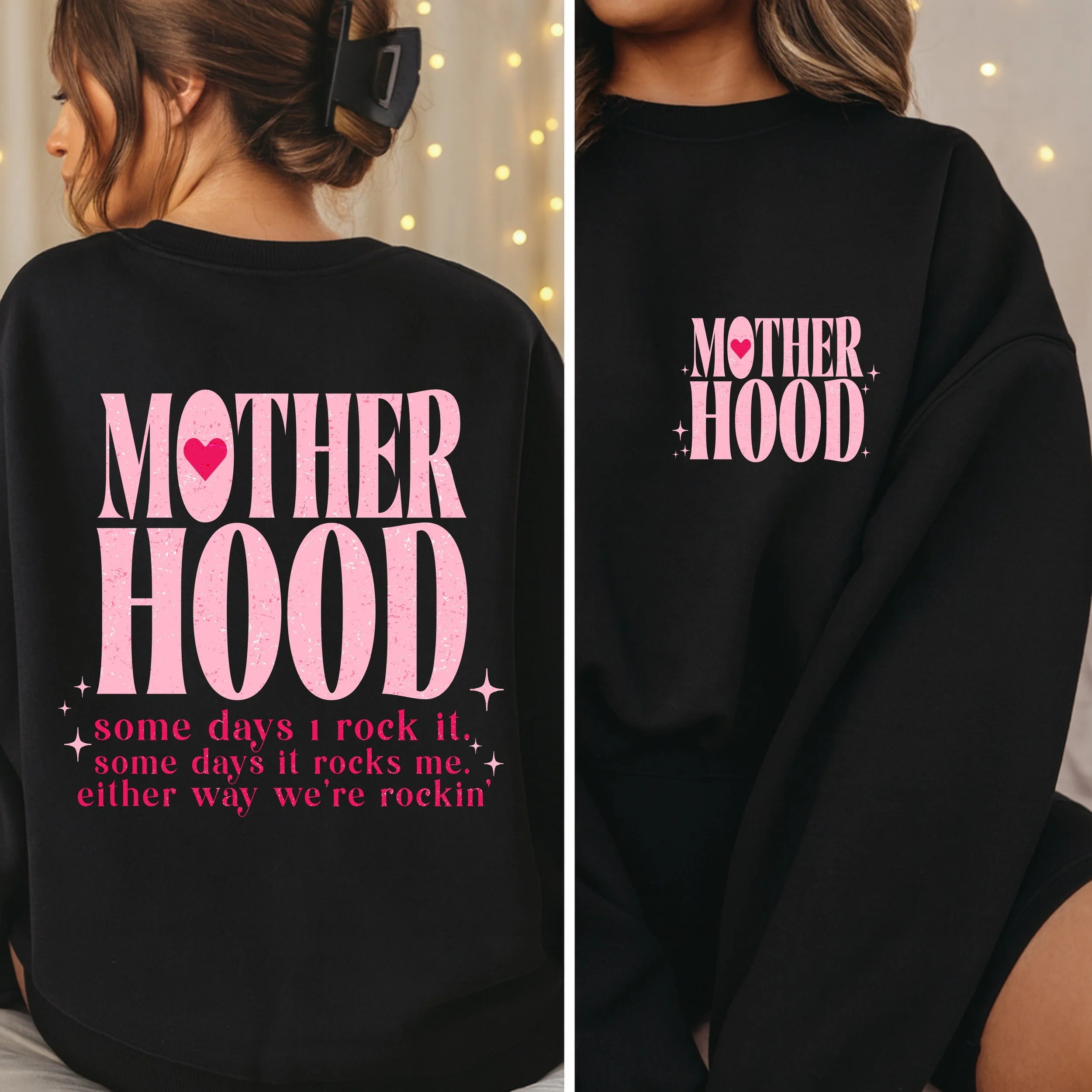 Motherhood 'Rockin It' Crewneck