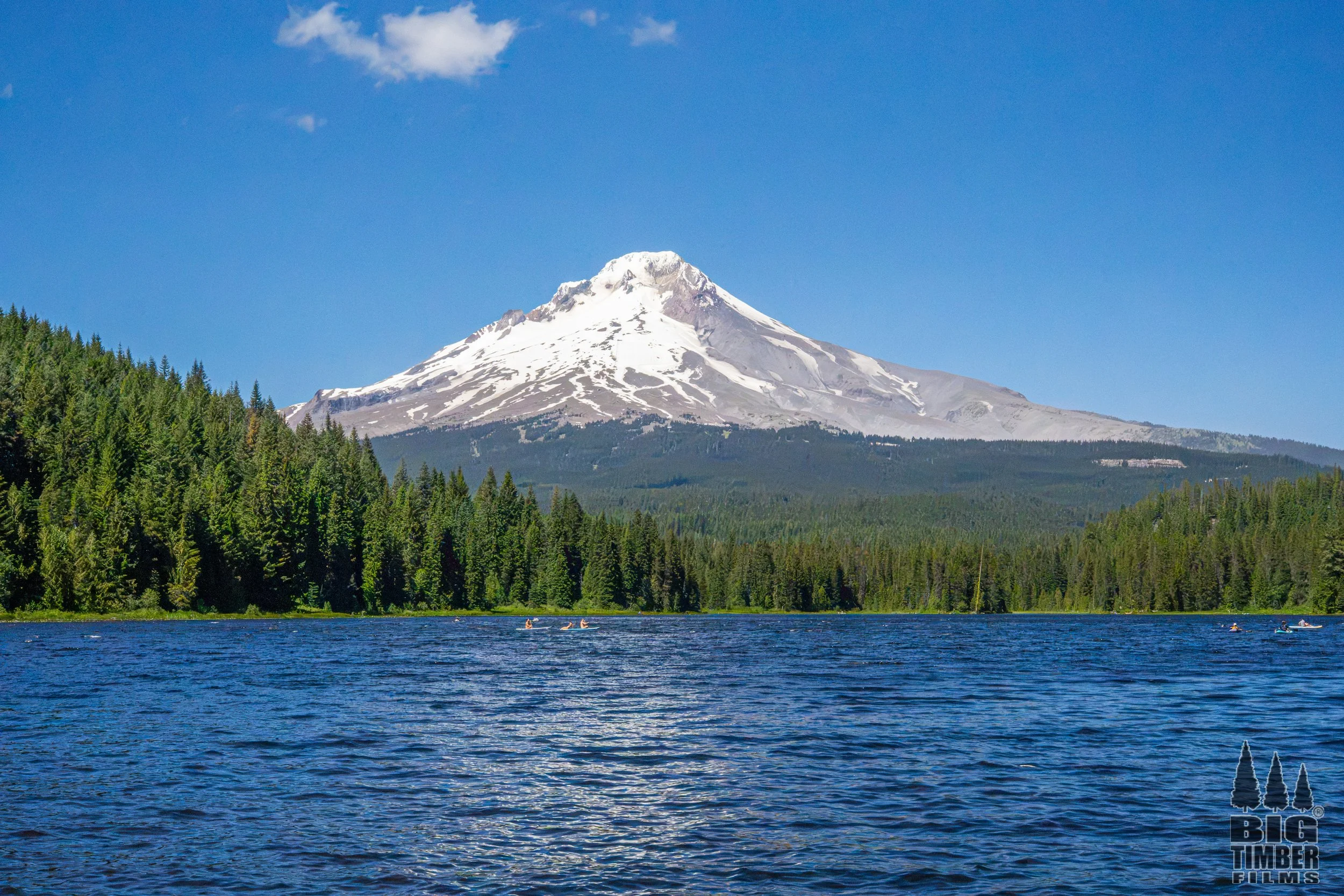 Mt. Hood seen from Trillium Lake.