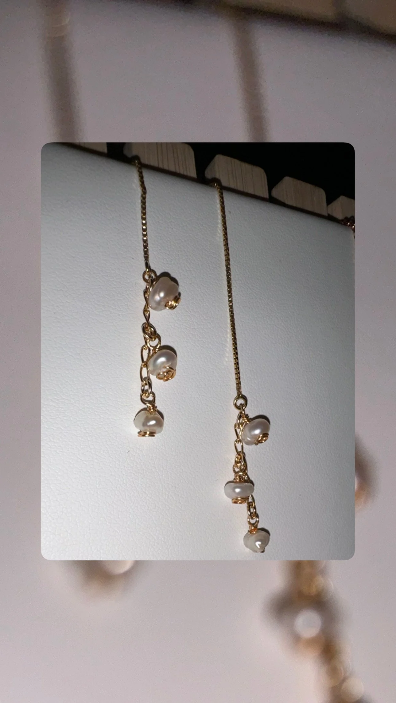 triple pearl threaders
