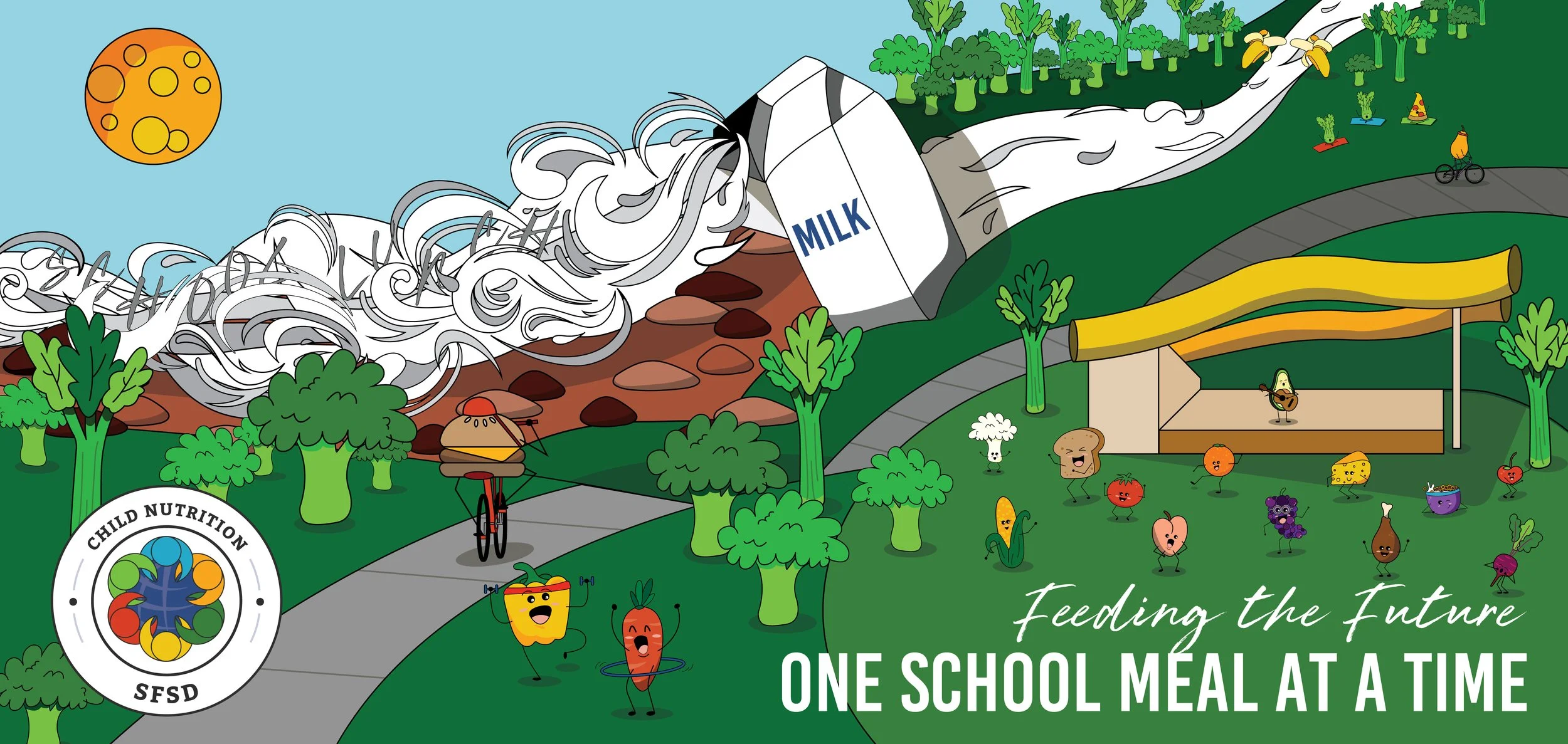 Child Nutrition Truck Wrap