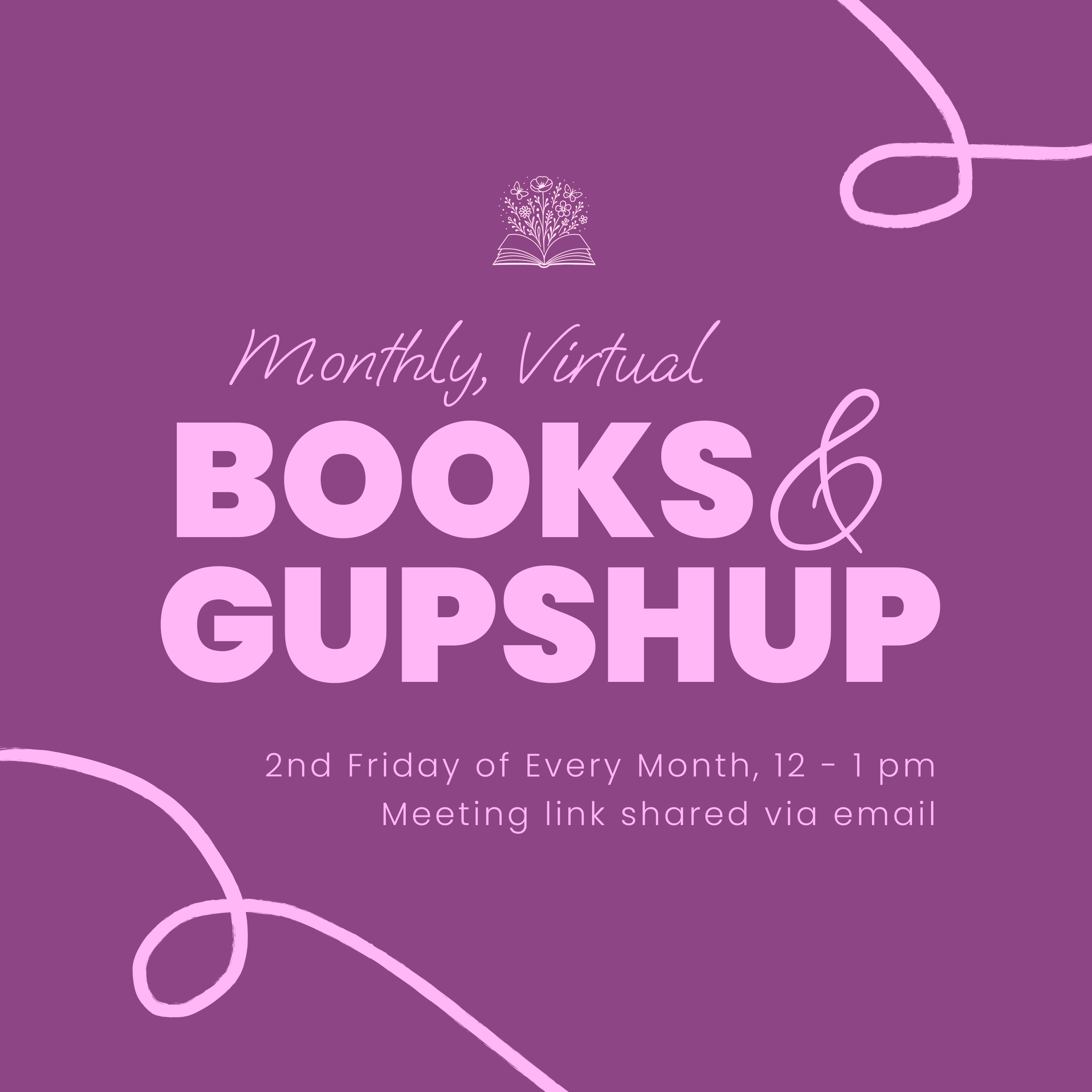 Virtual, Monthly Books & Gupshup