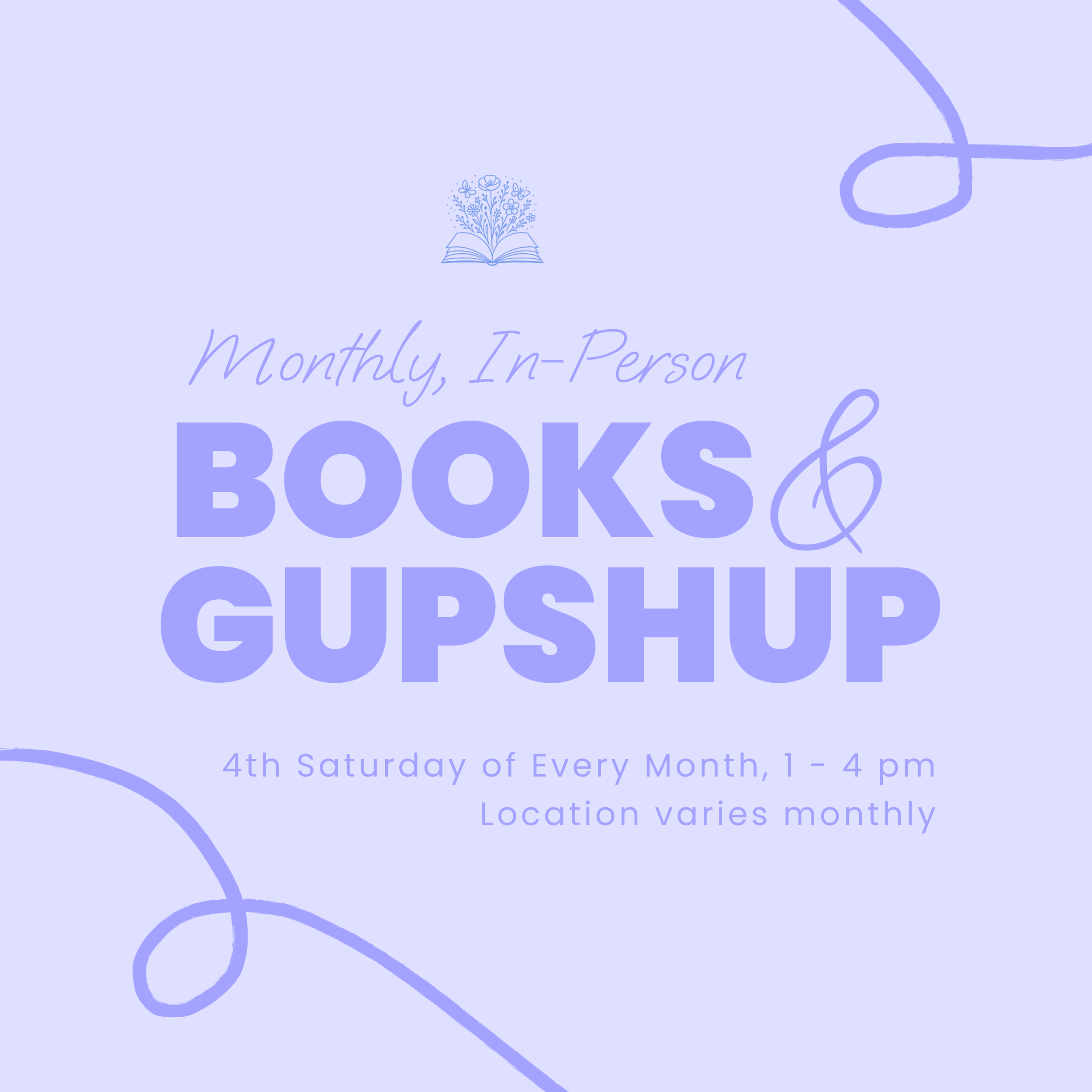 In-Person, Monthly Books & Gupshup