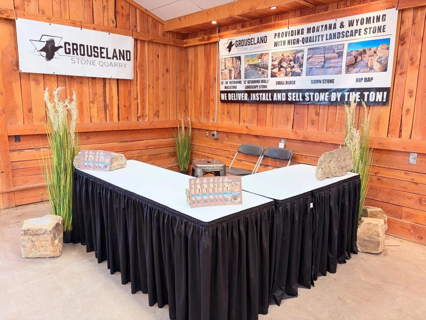 Hanging at the Bozeman Home Improvement show. We have a trailer full of examples from 12&rdquo; to 48&rdquo; stone. Come down and say hi if you are in Bozeman today. 
.
.
#stone #stonequarry #montanastone #montanastonequarry #landscape