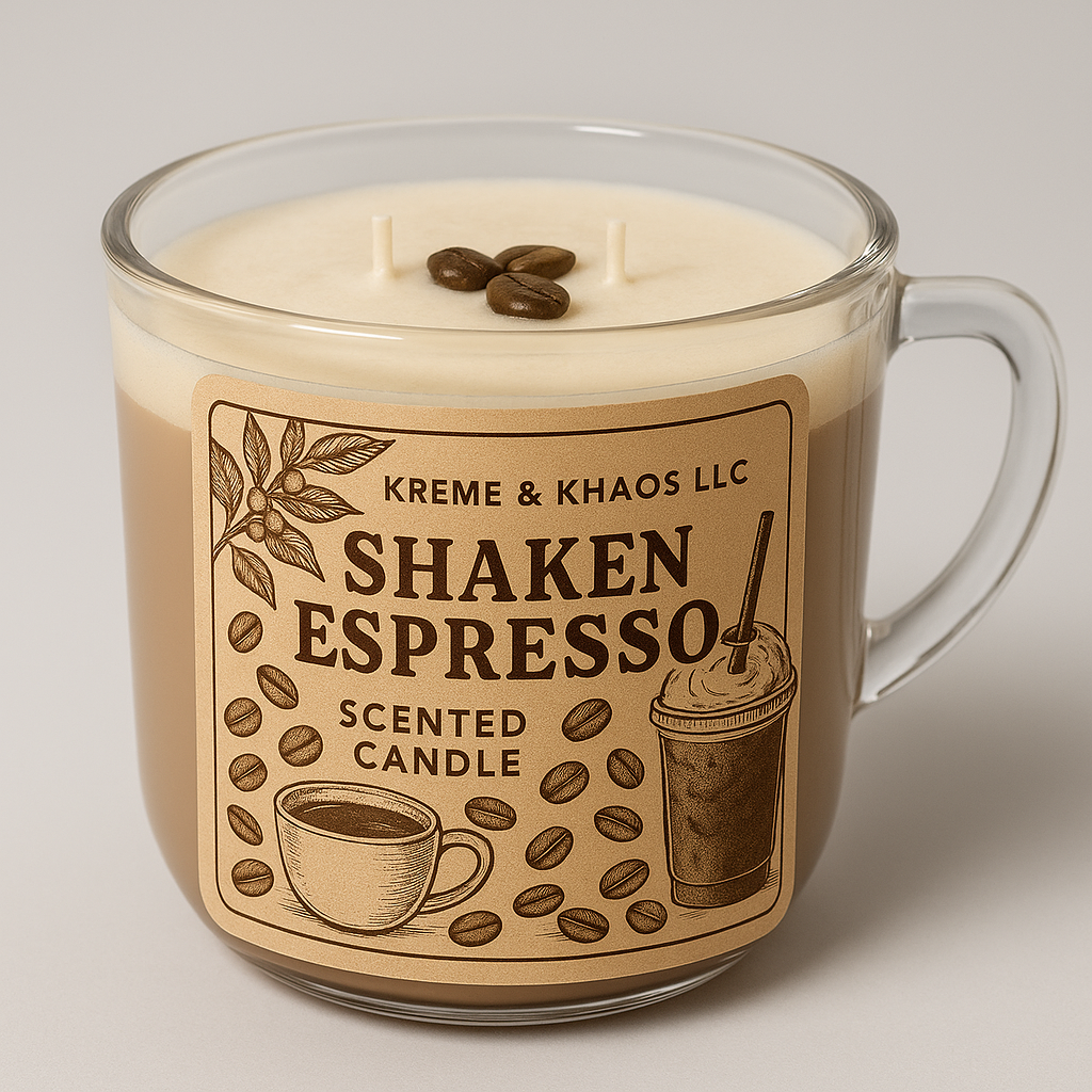 Kreme & Khaos Shaken Espresso Candle