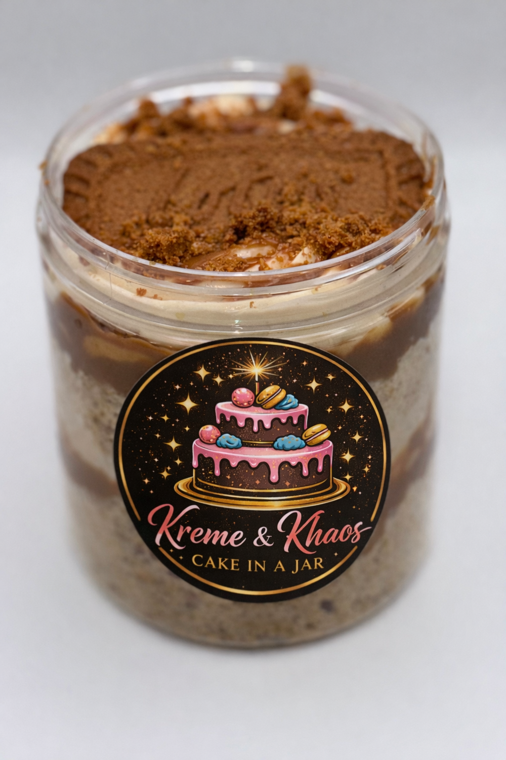 Cookie Butter Cake in a Jar (16 oz)