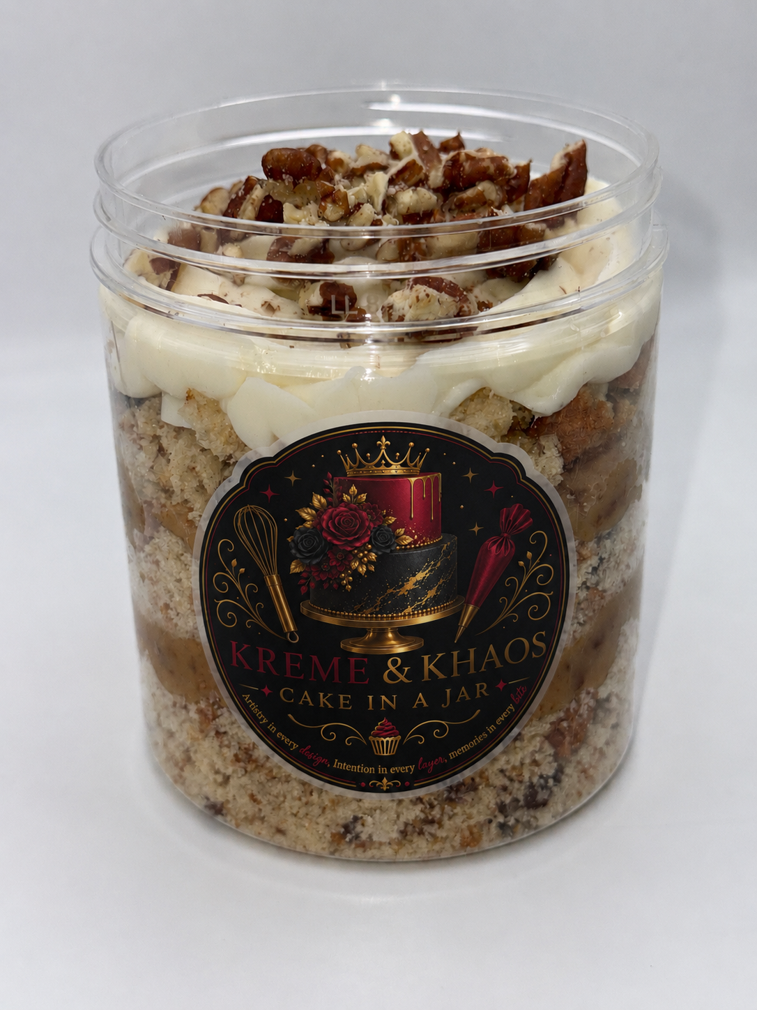 Butter Pecan Cake in a Jar (16 oz)