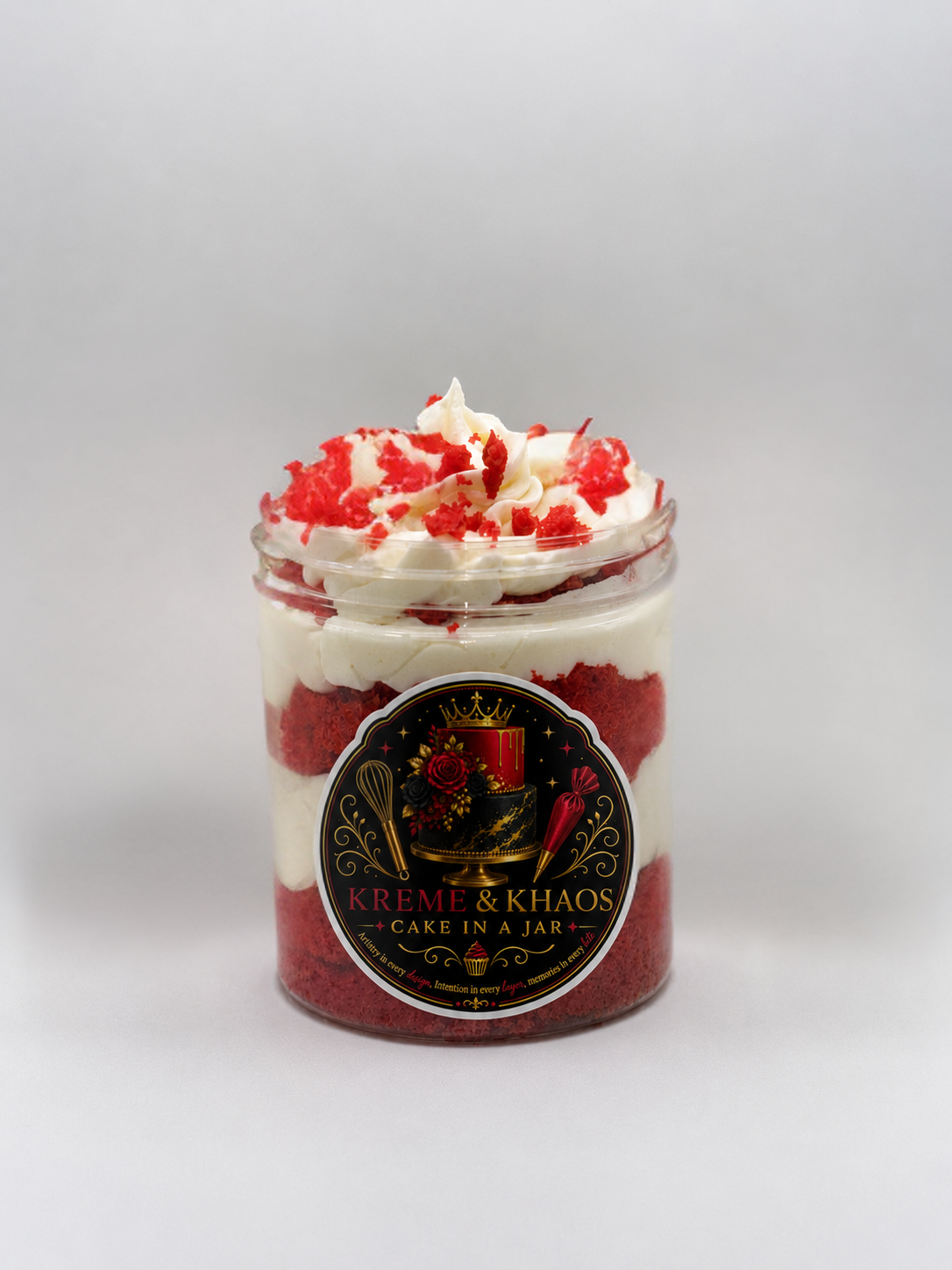 Red Velvet Cake in a Jar (16 oz)