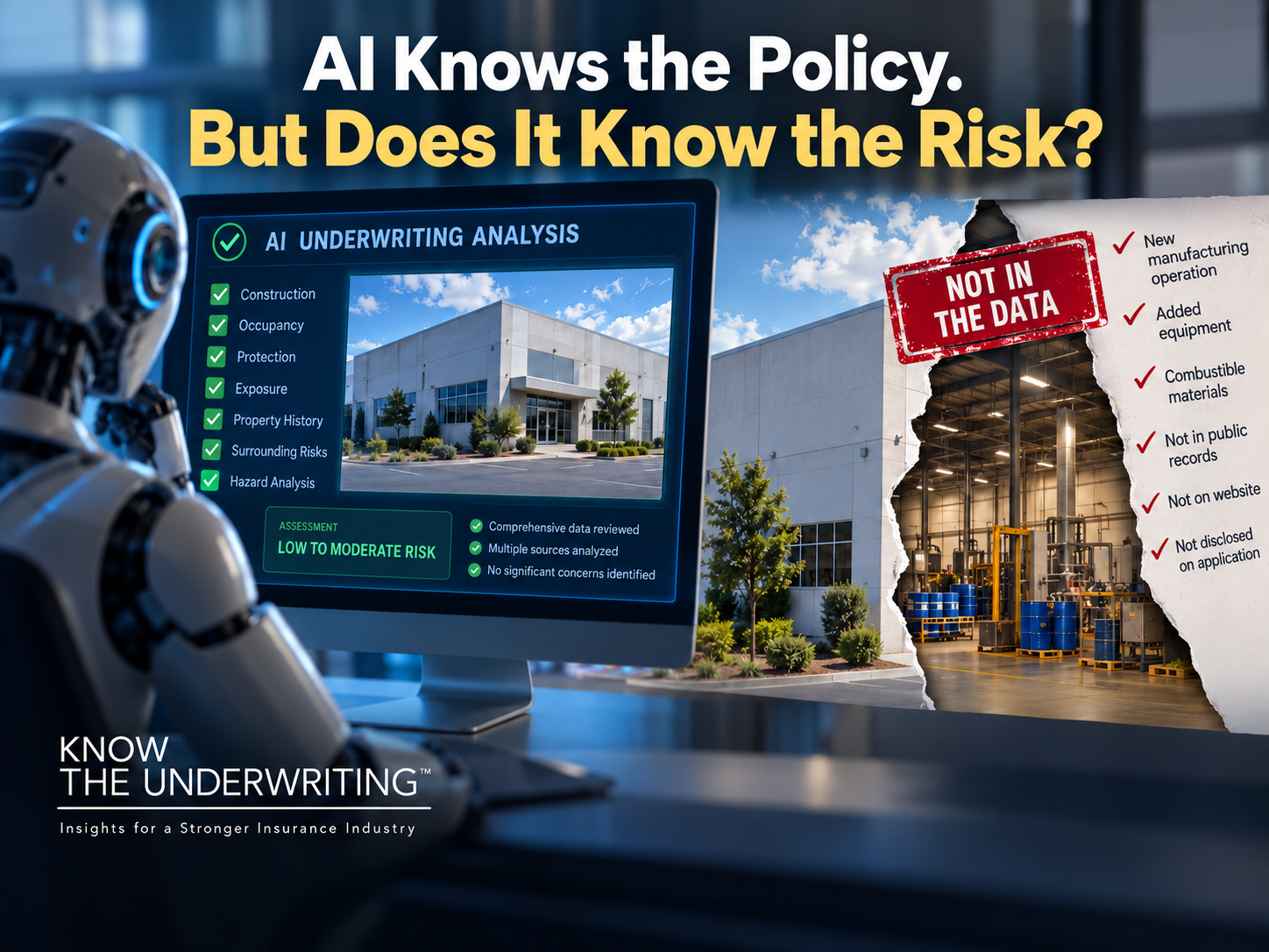 AI May Know Everything About Underwriting. But Does It Know Everything About the Risk?