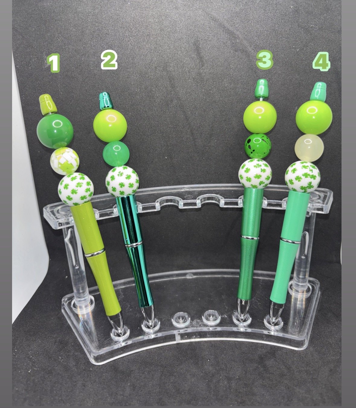 Lucky Charm Beaded Pens