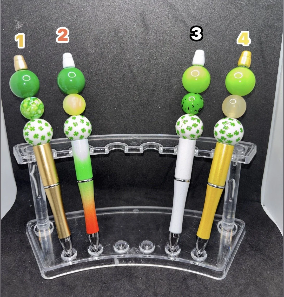 Lucky Charm Beaded Pens