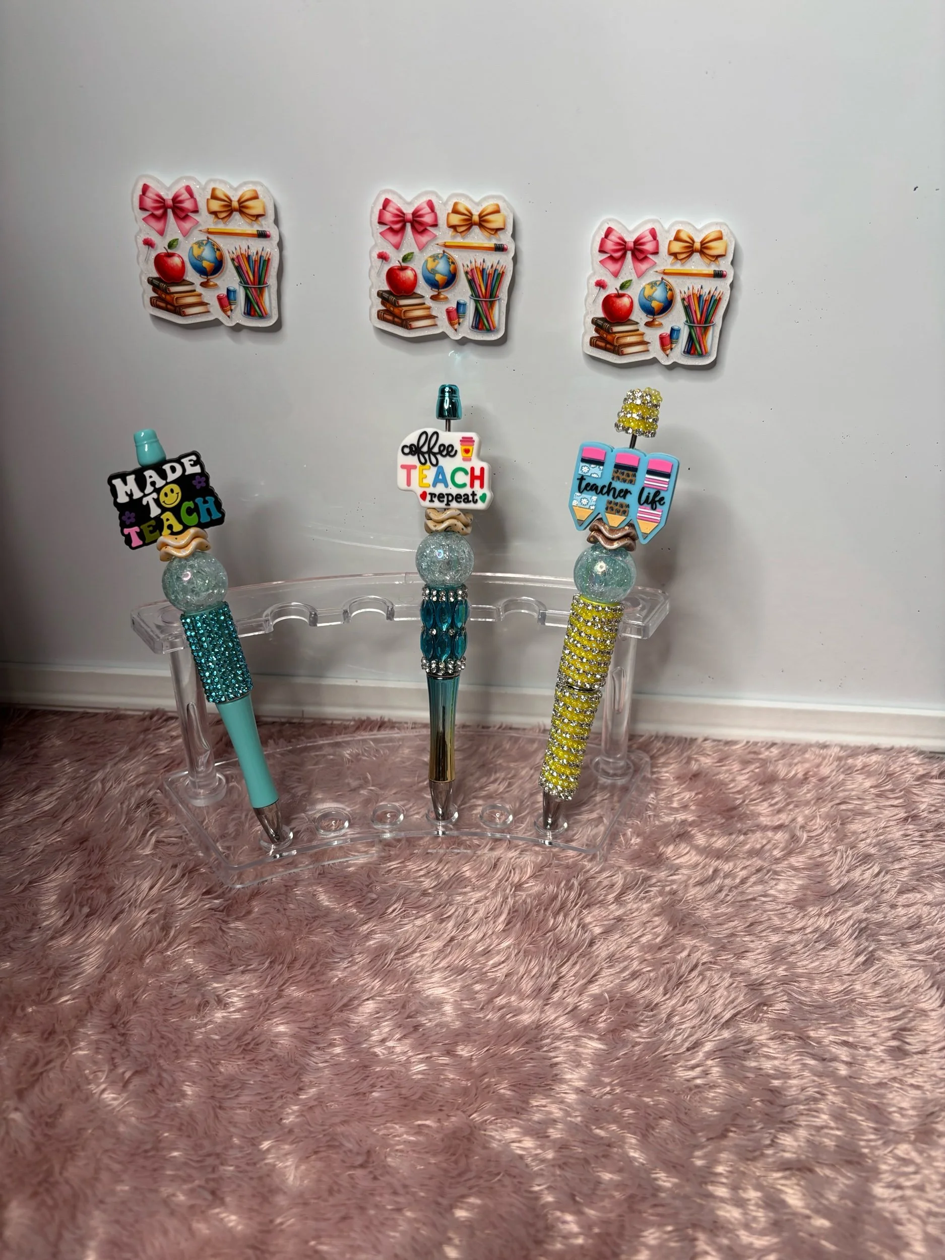 The "Classroom Sparkle" Magnet & Bling Pen Duo