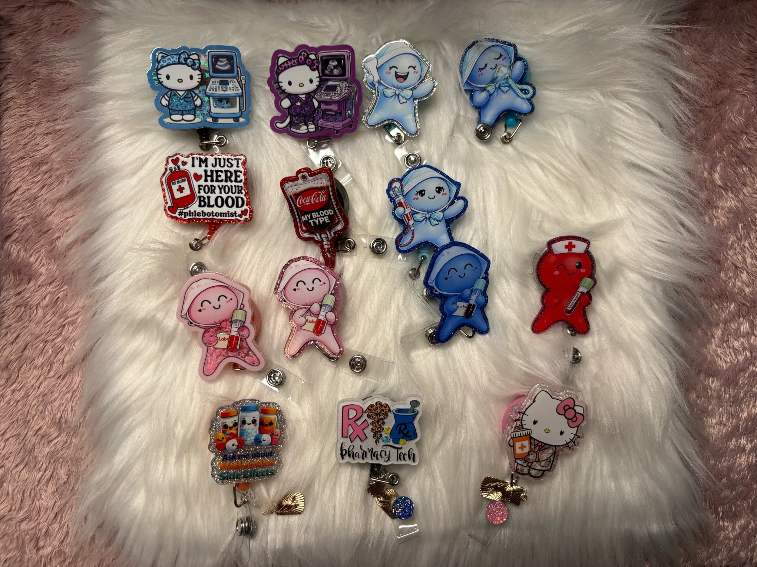 ✨ The "Main Character" Med Collection: 360° Alligator Badge Reels 🩺