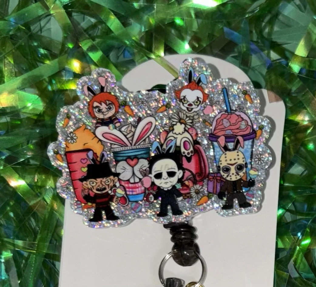 Spooky Easter Badge Reel - Horror Icons