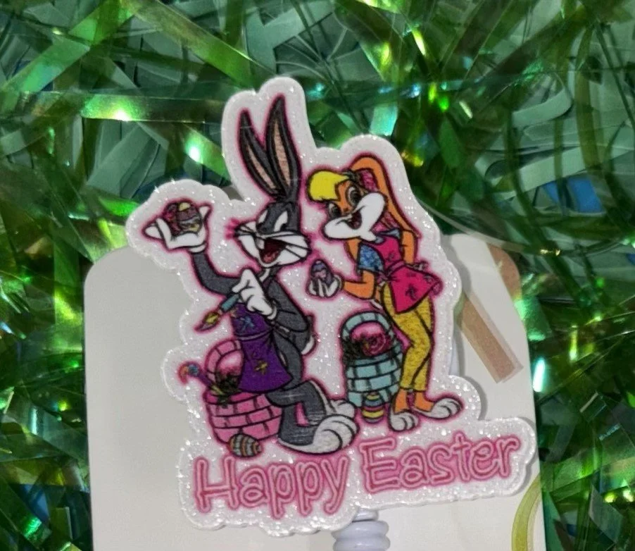 Looney Tunes Easter Badge Reel - Yellow/Gold