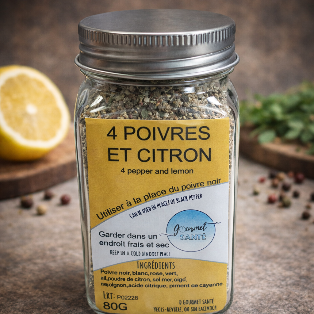 4 poivres et citron