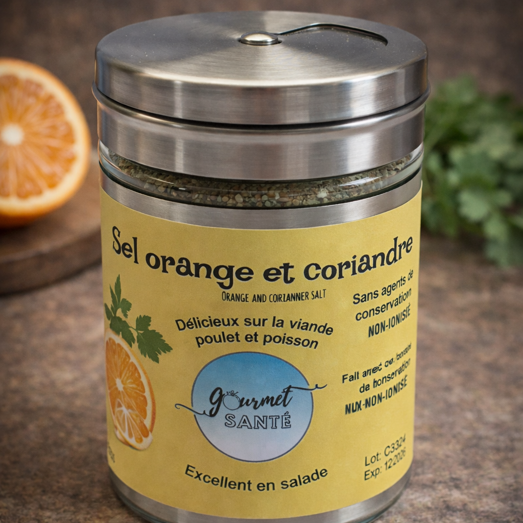 Sel orange et coriandre