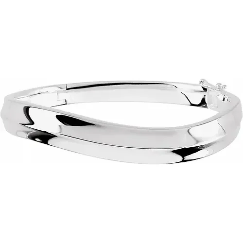 Wavy Hinged Bracelet