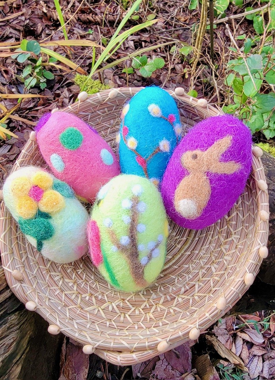 Needle Felting Eggs