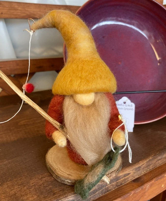 needle felting gnome