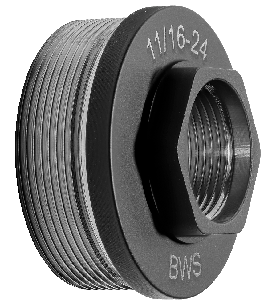   11/16x24 Direct Thread adapter  
 