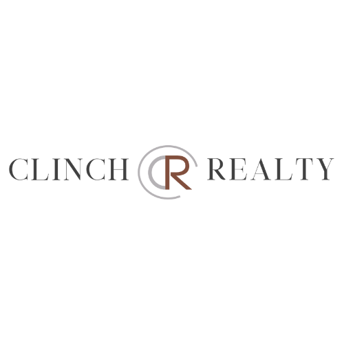 Logo for Clinch Realty with the text 'Clinch Realty' and a stylized 'CR' in the center.