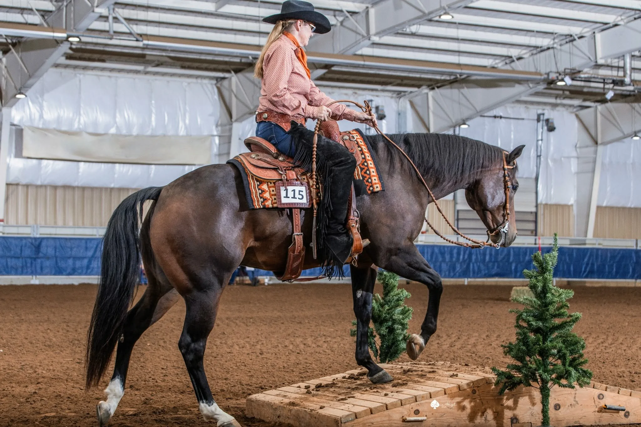 Reno & owner Julie in competing.