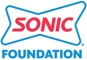 Sonic Foundation logo with blue text and a stylized white and blue background