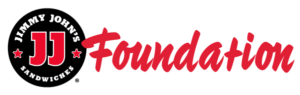 Logo of Jimmy John's Foundation with red text reading 'Foundation' and black text with stars reading 'Jimmy John's Sandwiches'.