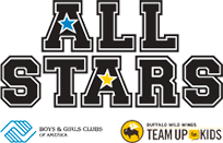 All Stars logo with a blue star and yellow star