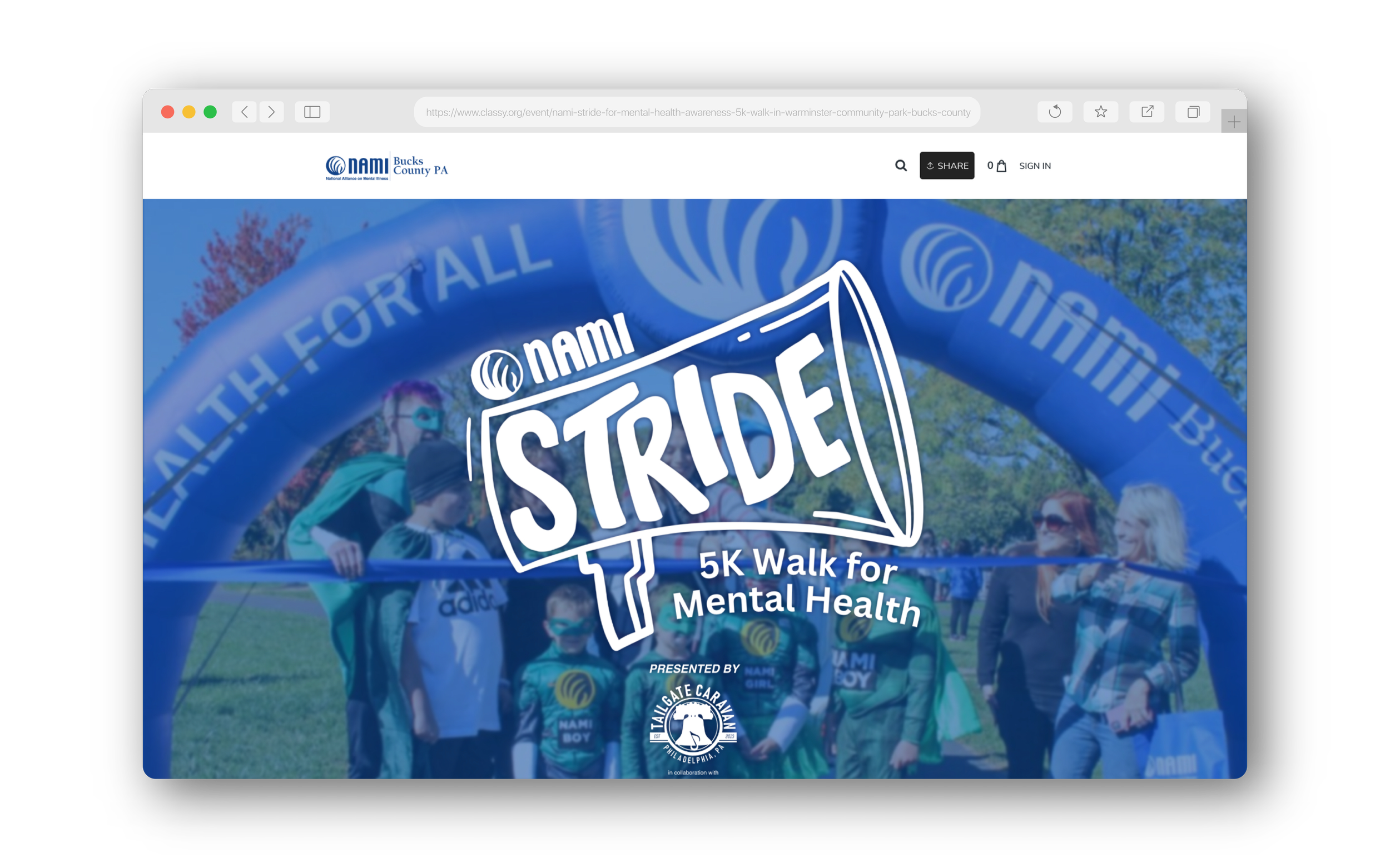 NAMI Stride Logo