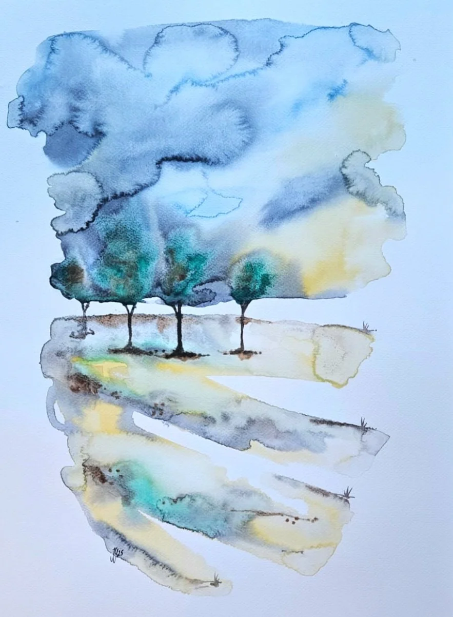 Trees in spring 

DIN A3
297X420