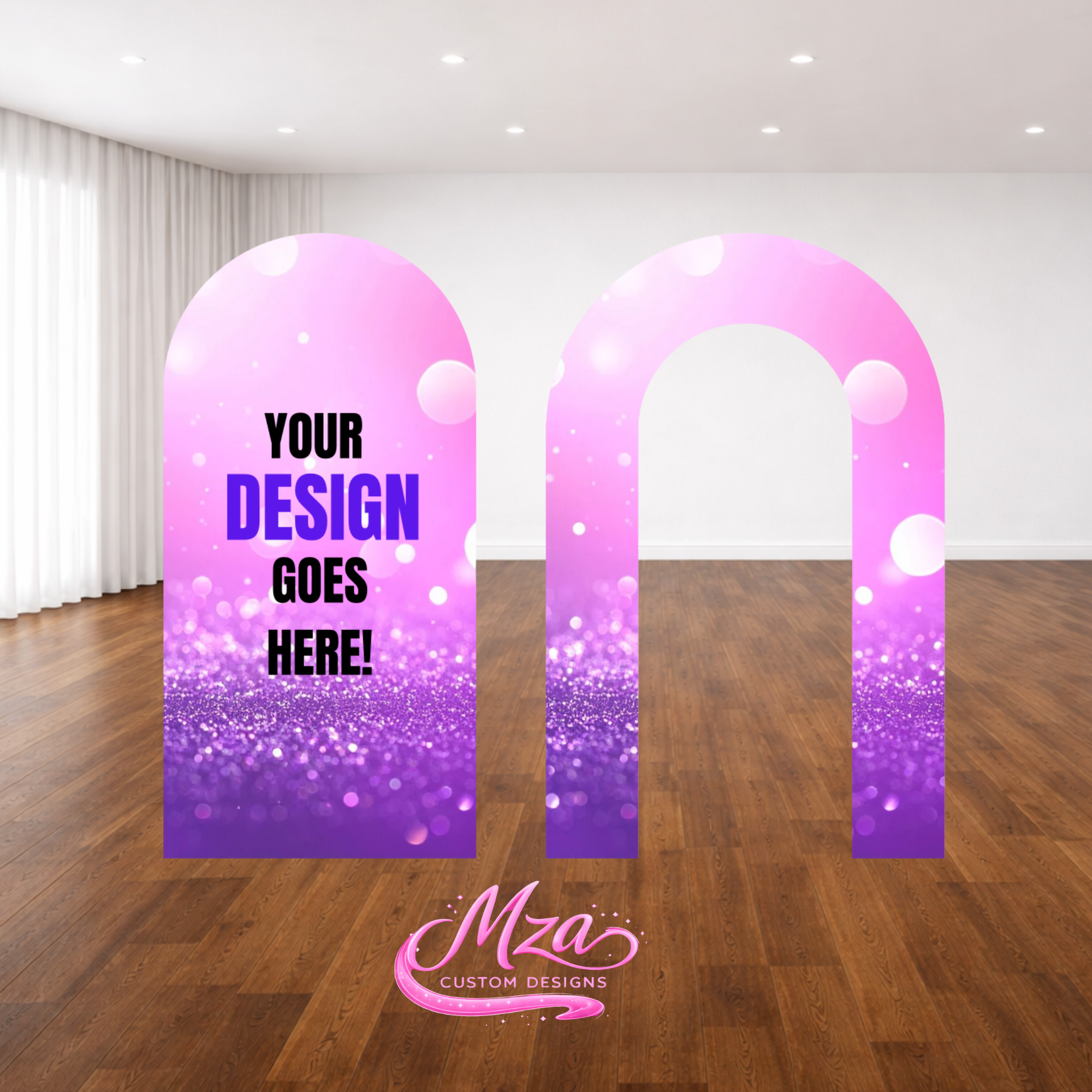 Custom made Chiara Arch Panel Backdrop