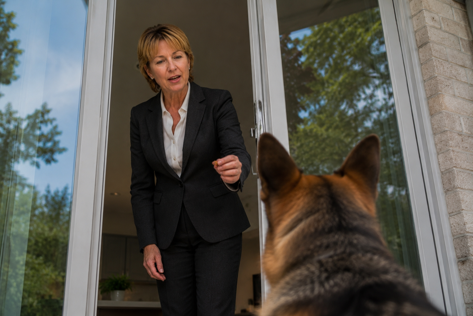 Judgement - Caroline low angle with dog.png