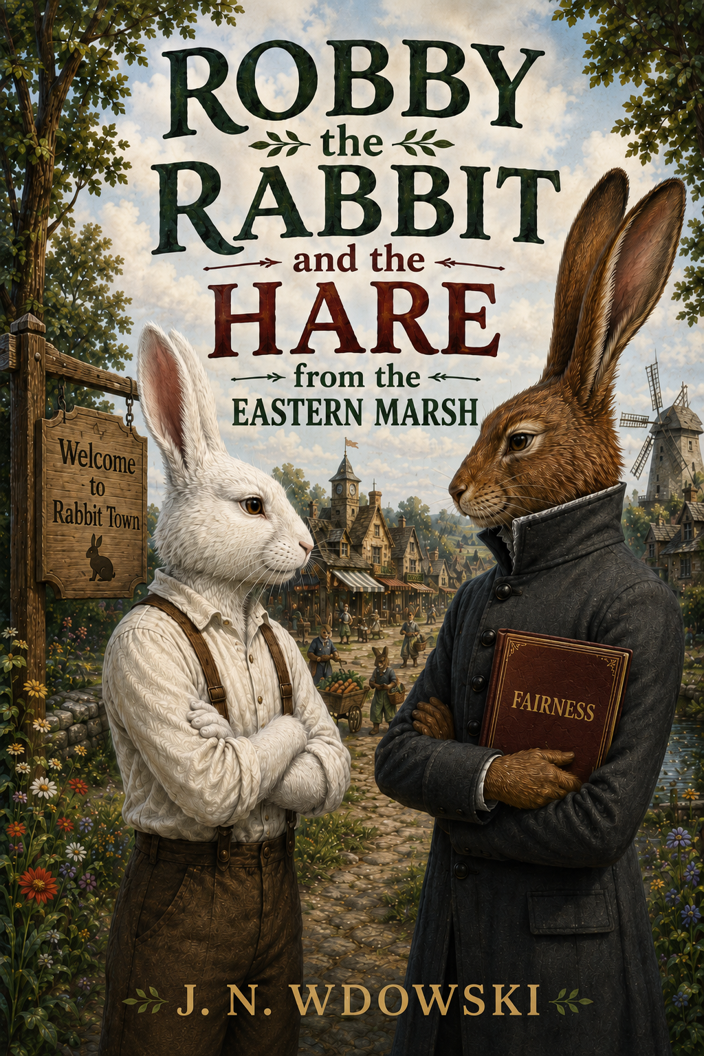 Robby the Rabbit and The Hare from the Eastern Marsh