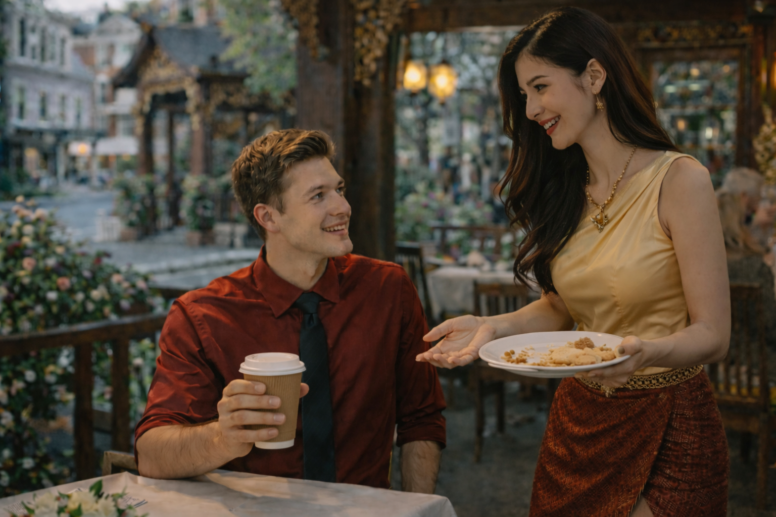 Joey Longo - Joey and Thai waitress04.png