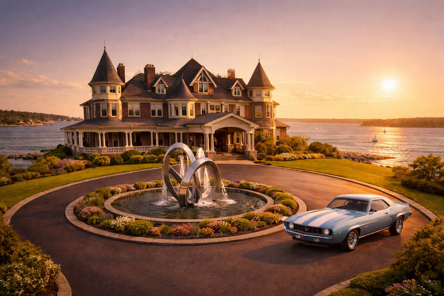 Joey Longo - Camero in front of Mansion.png
