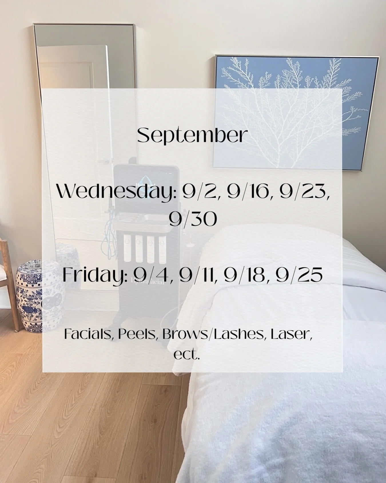 Make sure to get your appointments scheduled as I have limited availability! 🧖&zwj;♀️ #esthetician #spa