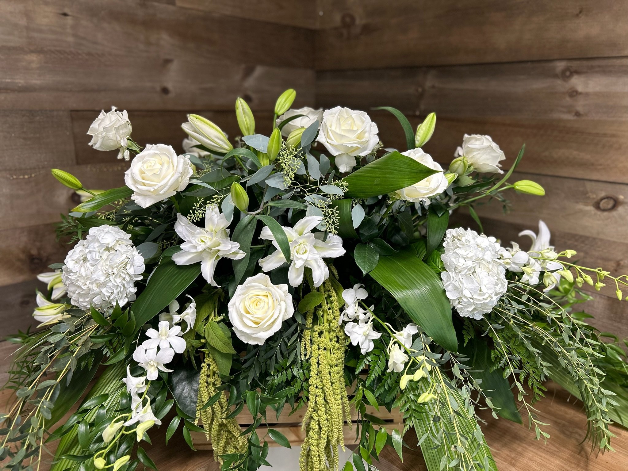 Arrangement 14 (coussin de cerceuil) │ 450$