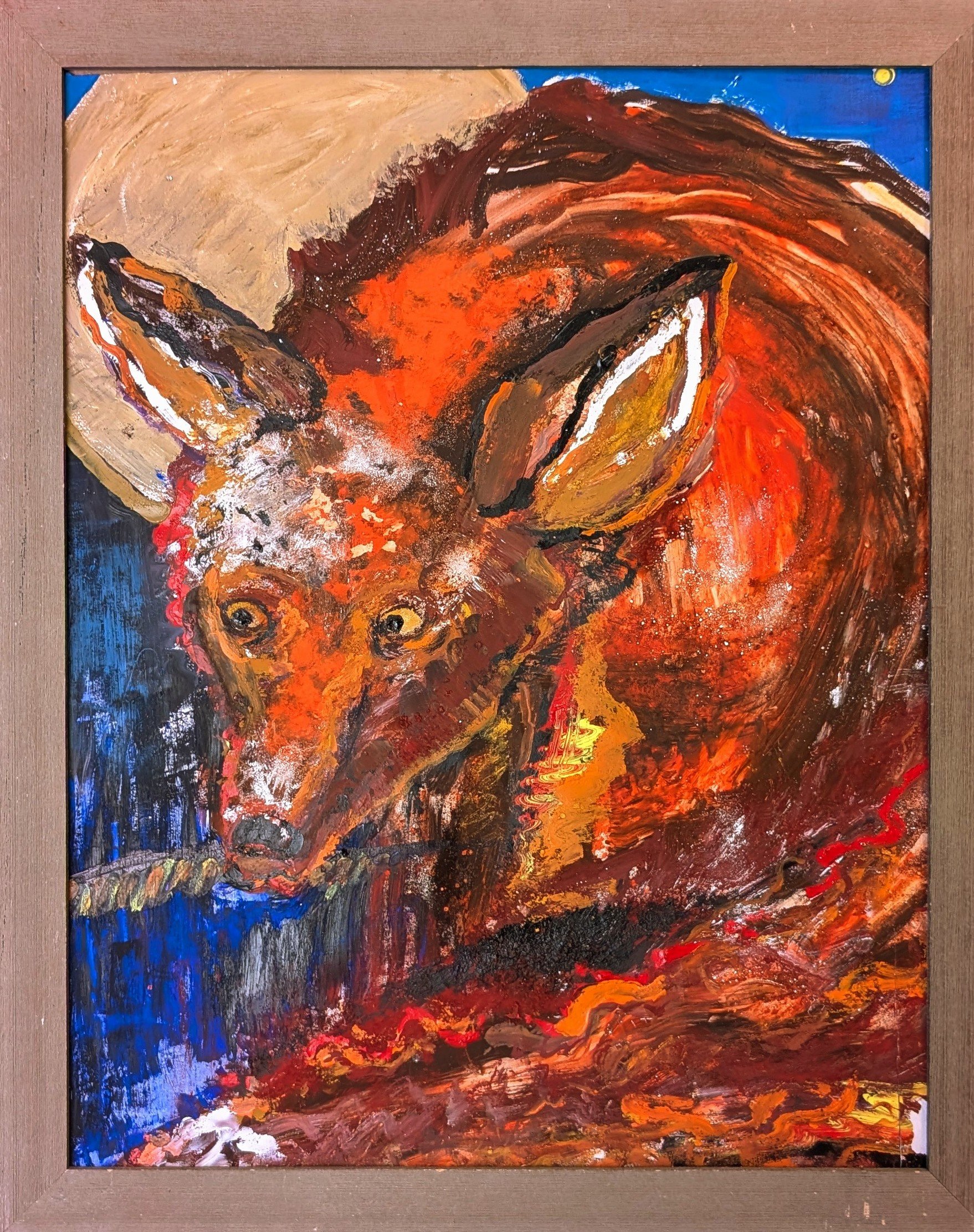 AVI
egg yolk and earth pigments on paper