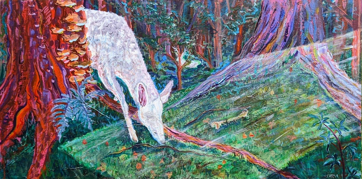 Now Our Minds Are One 
acrylic on MDF 