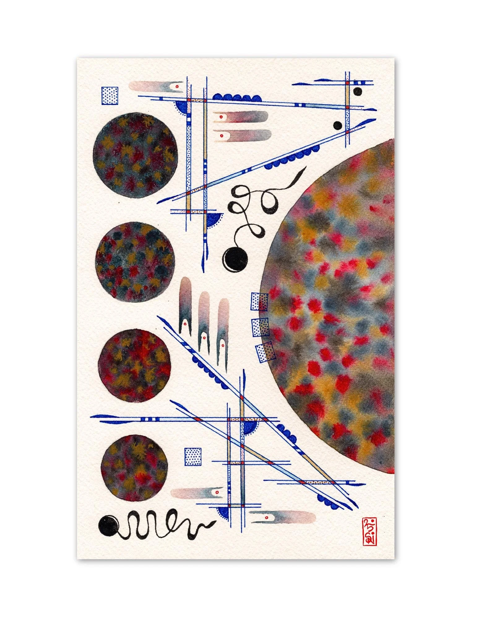 Jolly Rancher Space Bus - Original Art