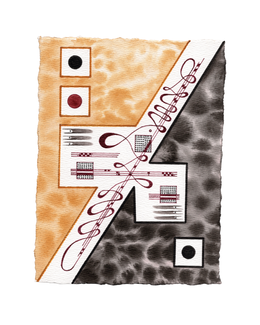 Iron & Oxblood - Original Artwork