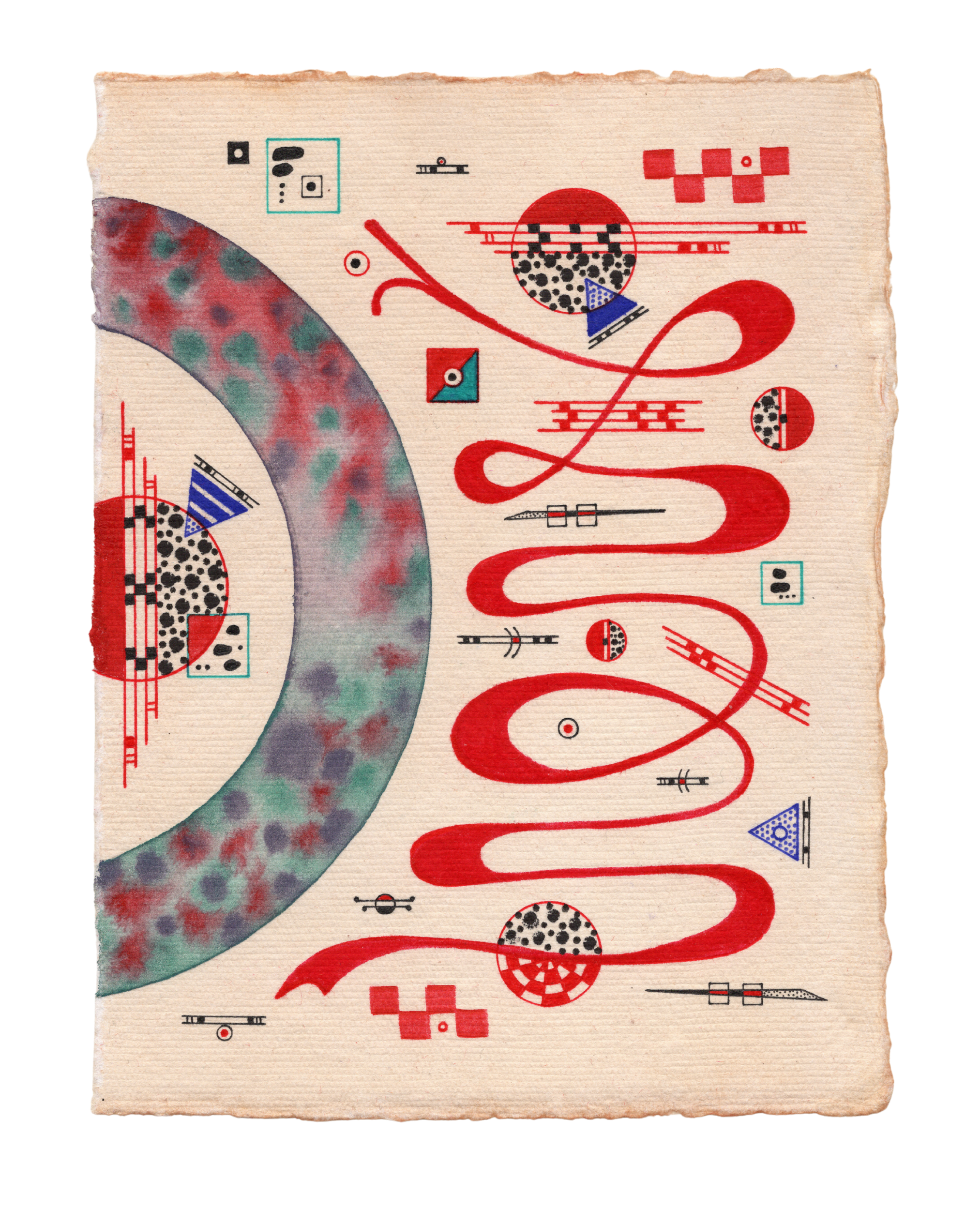 Modern Relics - Dalmatian in the Rain with a Red Bow
