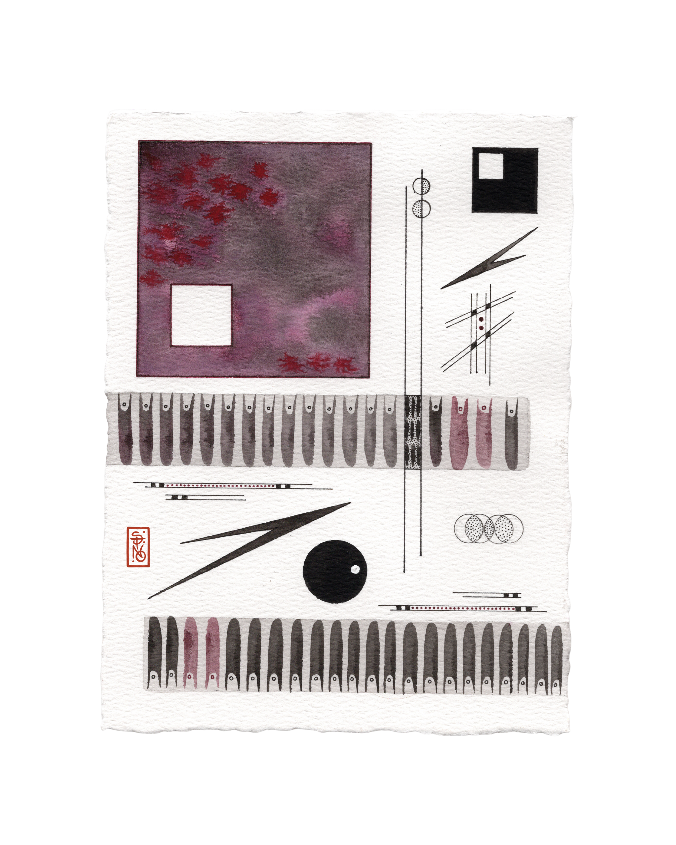 Going on a Walk - Original Artwork