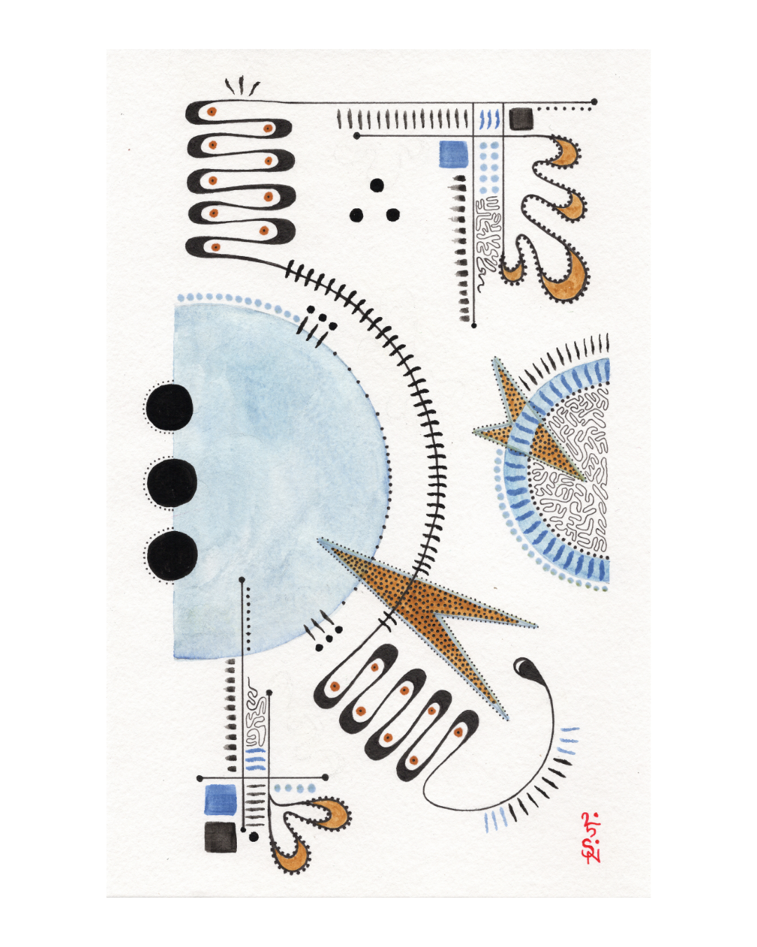 Electric Dominoes - Original Artwork