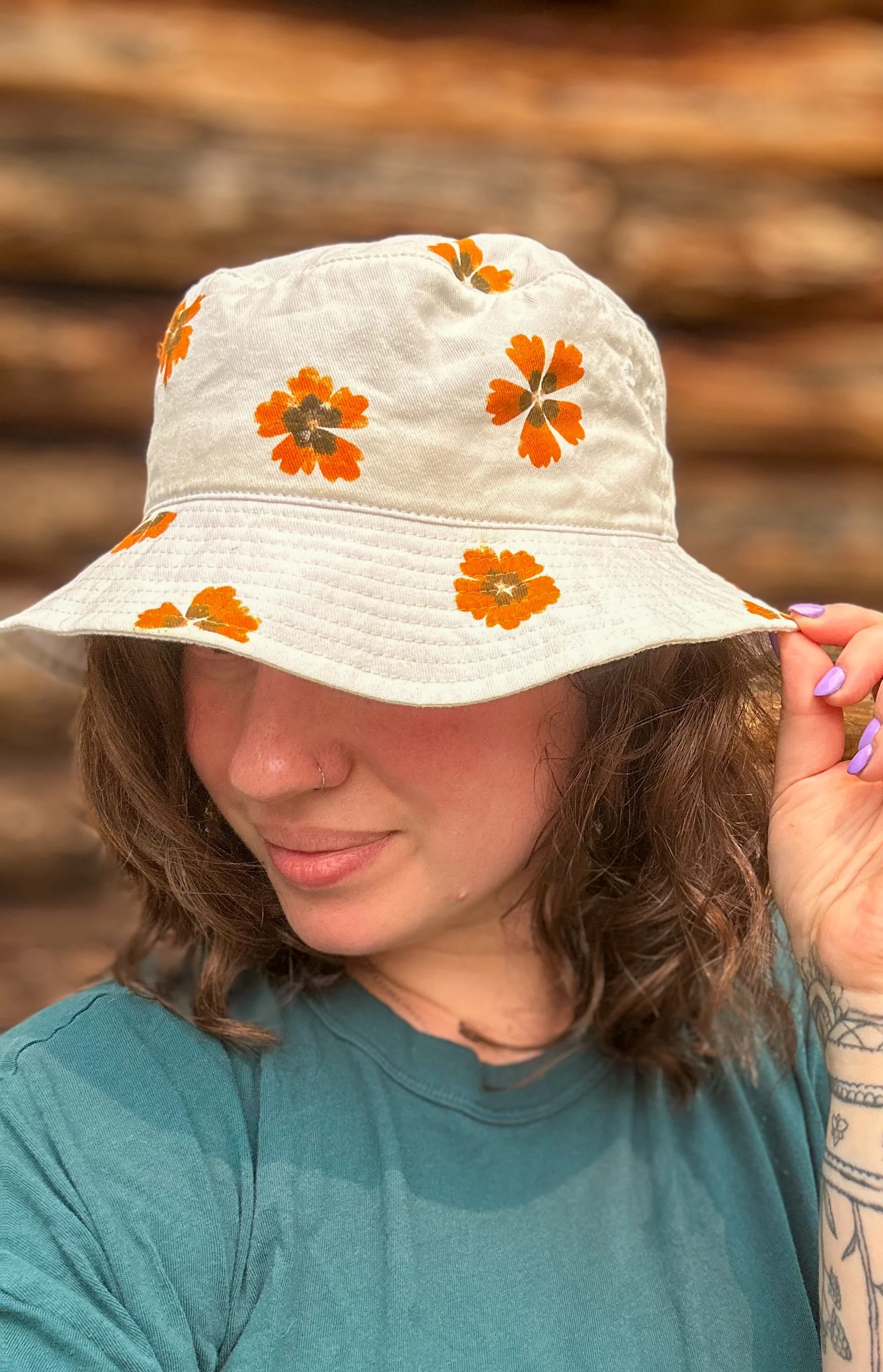 Preorder- Flower Printed Bucket Hat