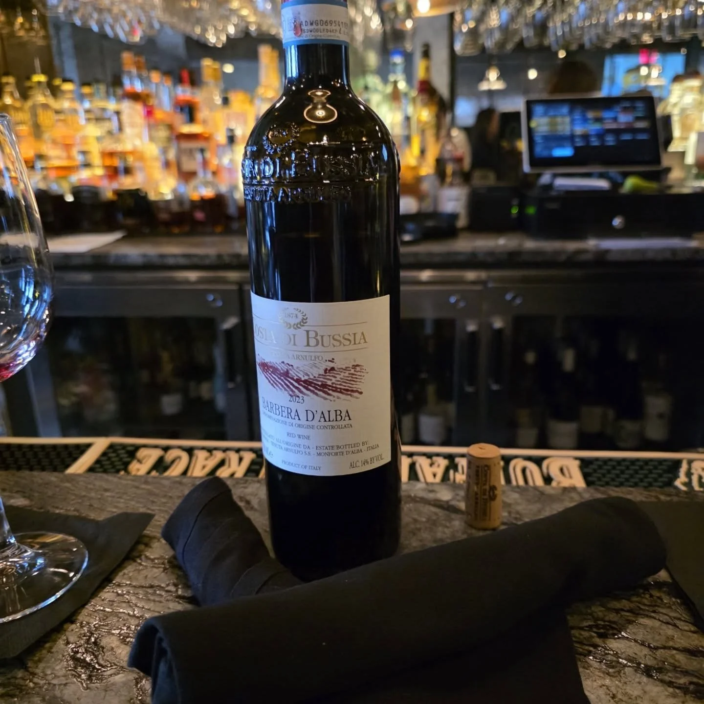 Kicking off Birthday weekend. Dinner missed @eatatolives. Get the #rissotto with #steak.  Then we can't miss my must have chocolate mousse hazelnut torte from @bistrobellavita . It is no joke divine. We have had 2 in 10 days. #5krun tomorrow.