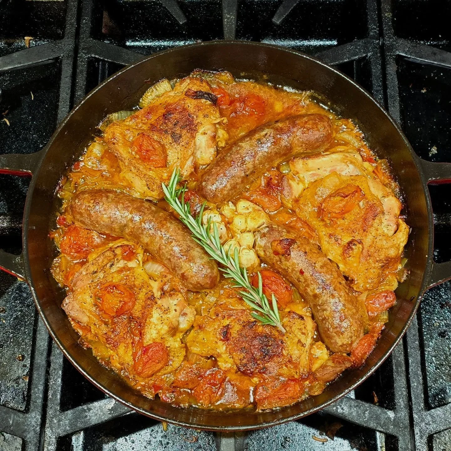 We tested the recipe in the comments with Bill's homemade Venison sausage and Chicken thighs. We are both in quiet food coma, if that tells you anything. 10/10.

#staub #venison #sundaysupper