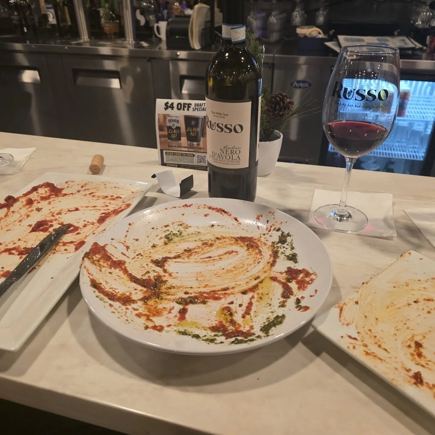 Come for the arancini. Taste the wine. Stay for the family.  Great for our 1st "real meal" out in 2026.